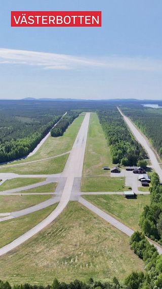 Eget flygfält med hangarer till salu