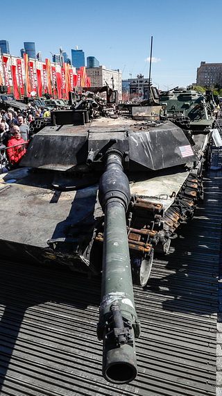 Västerländska stridsfordon i Moskva
