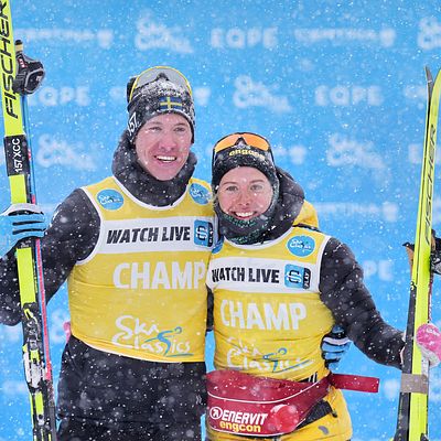 Ski Classics-segrarna Emil Persson och Ida Dahl är redo för Klarälvsloppet.
