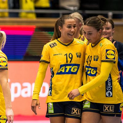 Svenska handbollslandslaget.