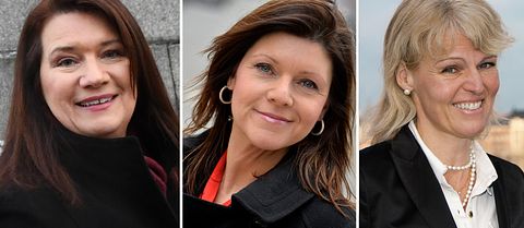 Ann Linde (S), Eva Nordmark (S) och Anna Hallberg presenterades som nya ministrar under riksdagsårets formella öppnande på tisdagen.