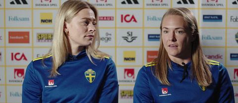 Fridolina Rolfö och Magdalena Eriksson