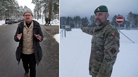 SVT:s reporter besöker Natobas i Lettland