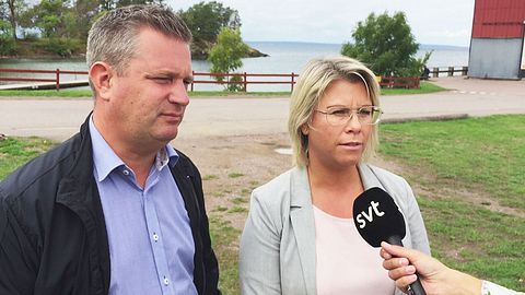 Jonas Andersson (M) Annicki Oscarsson (KD) Ödeshög Hästholmen