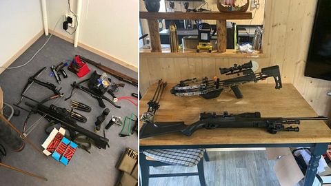 Tyska ”zombiejägare” greps med bilen full av vapen