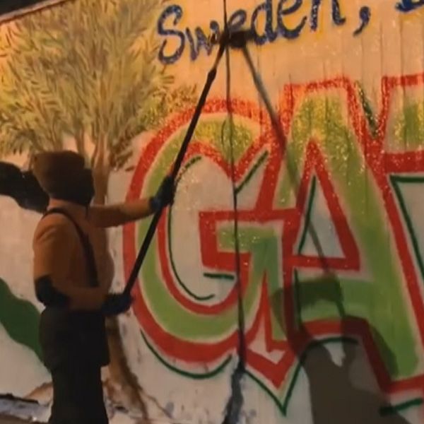 Malmö stad sanerade laglig graffiti-vägg i Malmö