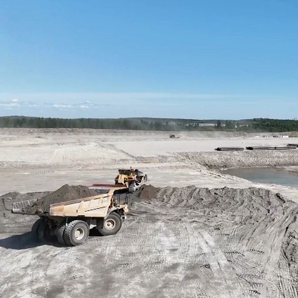 Markarbete pågår på platsen där H2 Green Steel bygger stålverket i Boden.