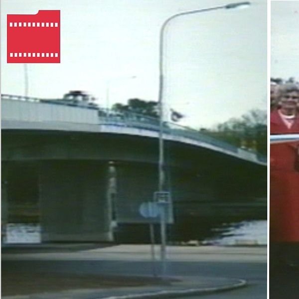Söderbron i Falkenberg invigdes 9 oktober 1986. Bandet klipptes av dåvarande kommunrådet Arne Andersson (C).