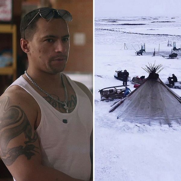 Jon-Henrik Fjällgren, samer i Ryssland och författaren Fredrik Prost.
