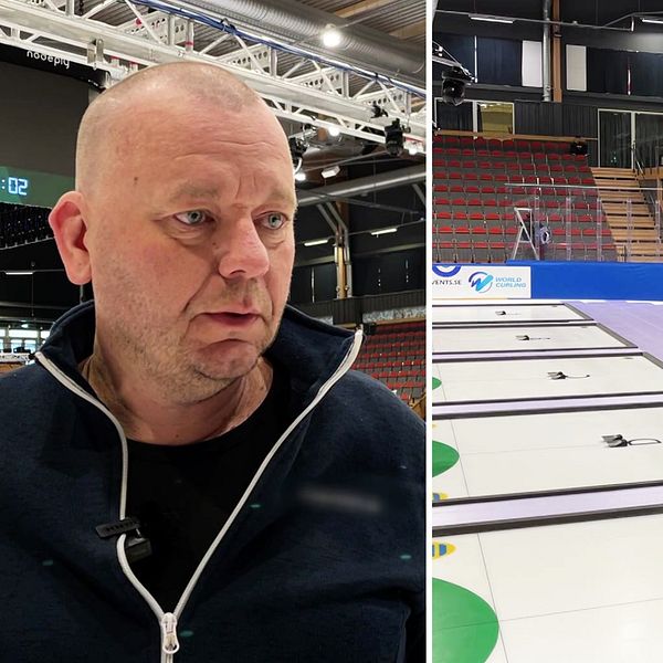 Per Bergman om vm i curling i Östersund.