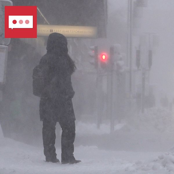 Shared photo.  On the left is a mysterious figure in a snowy landscape, on the right is a smiling man in a snowy landscape