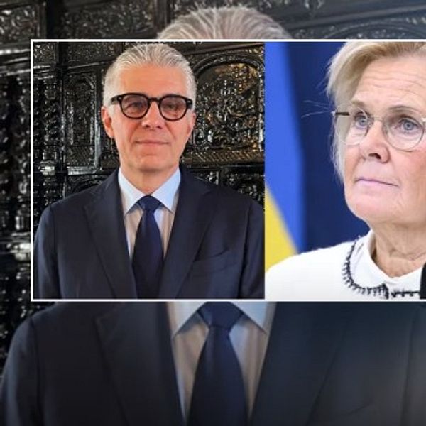 Rikspolischefen Anders Thornberg och Petra Lundh