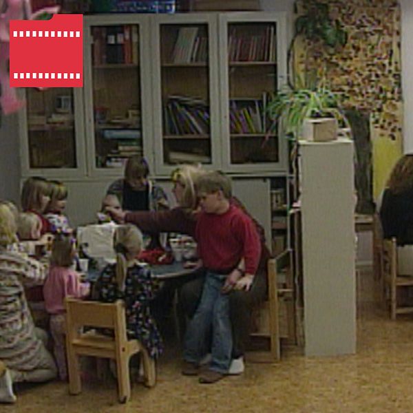 Öppen förskola i Överturingen 1995.