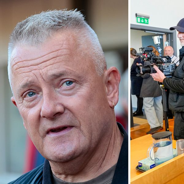 Gjert Ingebrigtsen (till vänster) är åtalad i en rättegång som vållar stort mediaintresse.