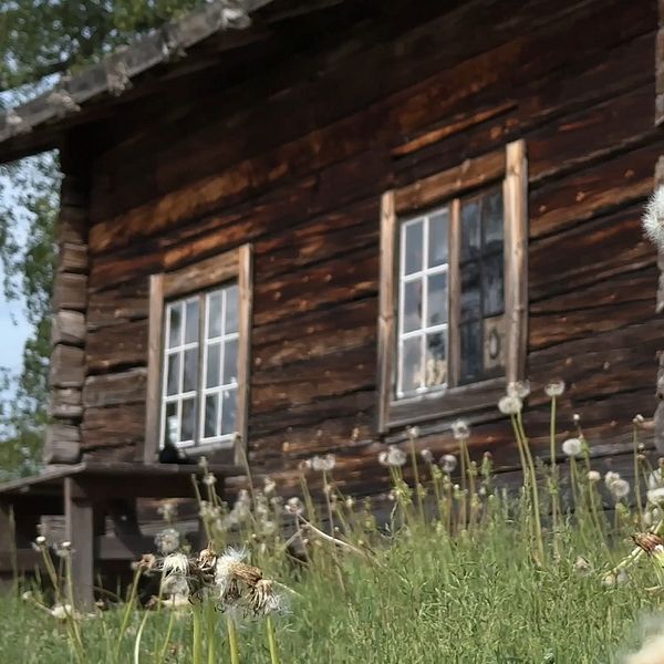Exteriör på hembygdsgården Karmenkynna