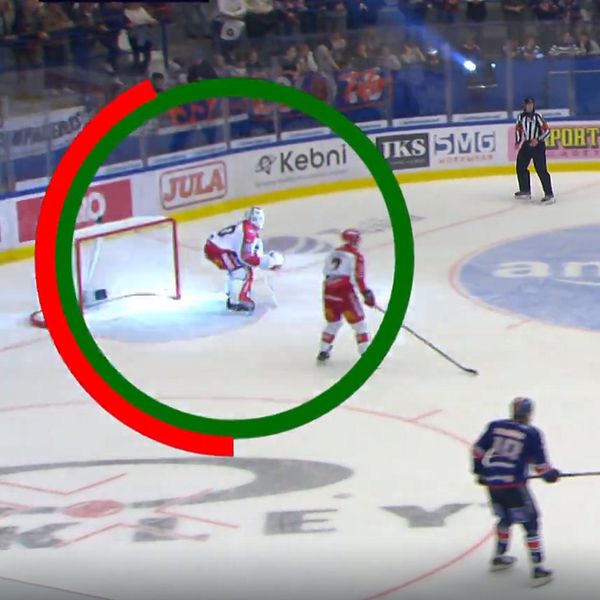 Växjö gör mål på Frölunda efter funktionärsmiss