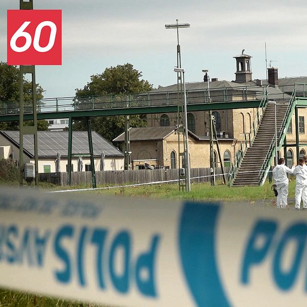 Den gamla järnvägsstationen i Landskrona där flickan hittades.