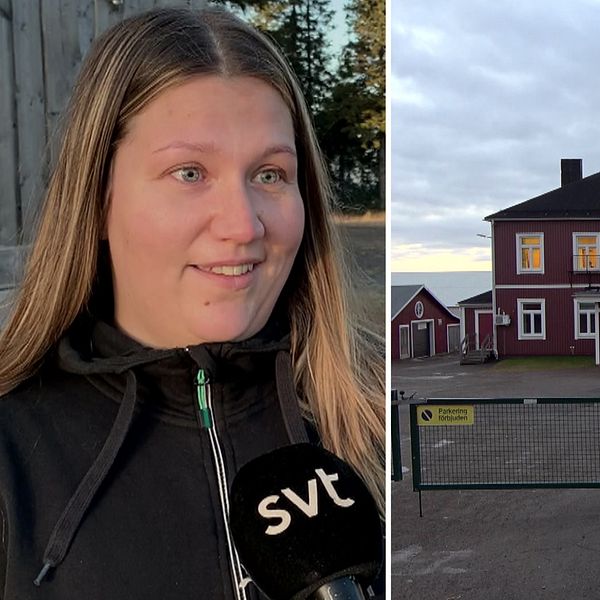 Tanka Eriksson i projektgruppen Glommersbygdens framtid och Parskolan i Glommersträsk.