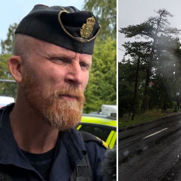 Trafikpolis Petter Magnusson ser fram emot nya fartkameror på E45 mellan Sunne och Torsby. ”De fungerar preventivt”, säger Petter Magnusson.