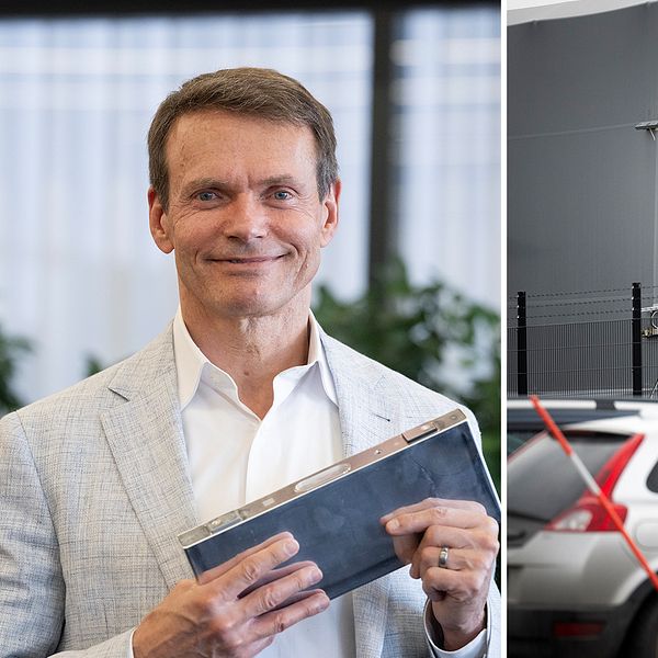Lars Herlitz syns med en produkt i handen