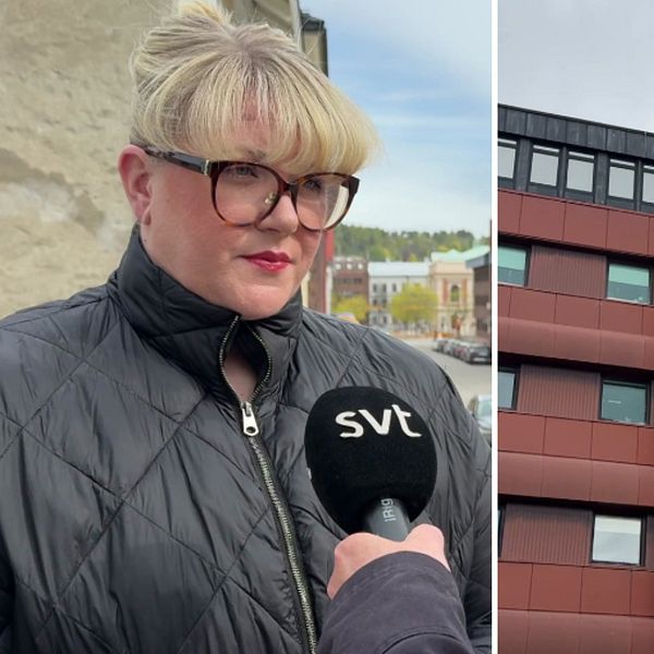Viktoria Jansson (M) intervjuas