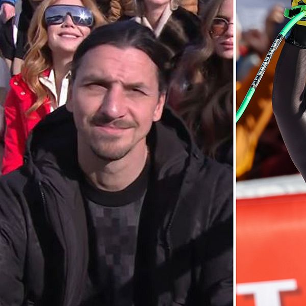 Zlatan Ibrahimovic på läktaren och James Crawford jublar i målfållan.