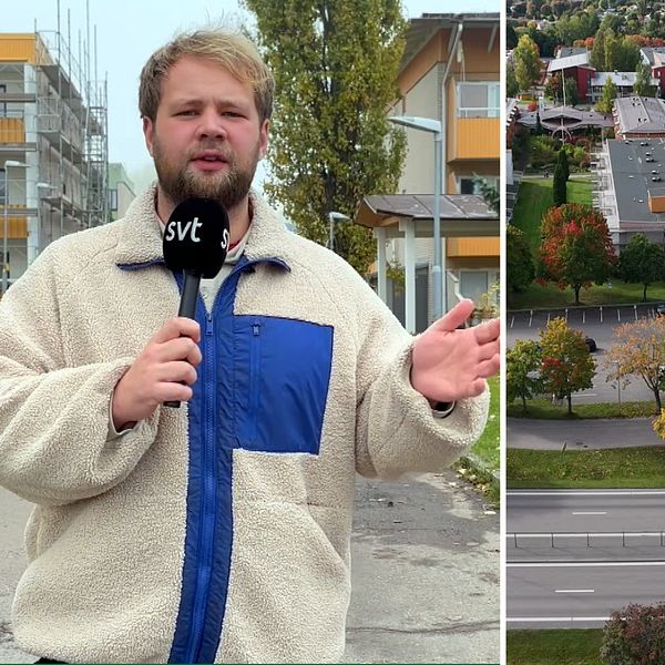 Reporter i Borlänge där utredning om misstänkt valfusk pågår.