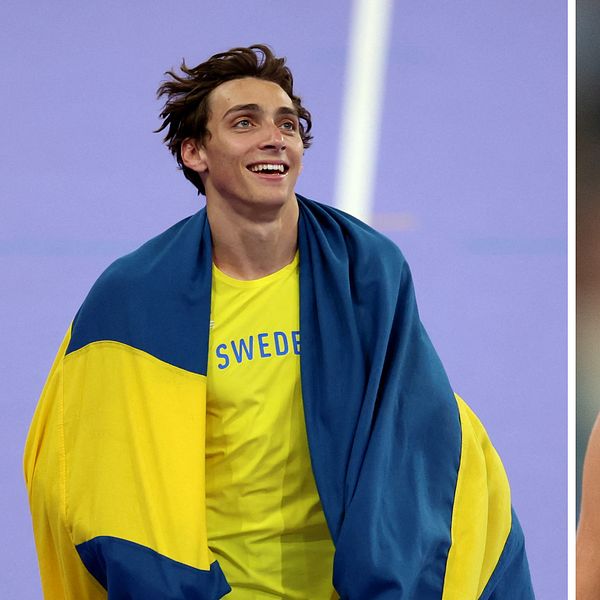 Armand Duplantis och Julia Henriksson