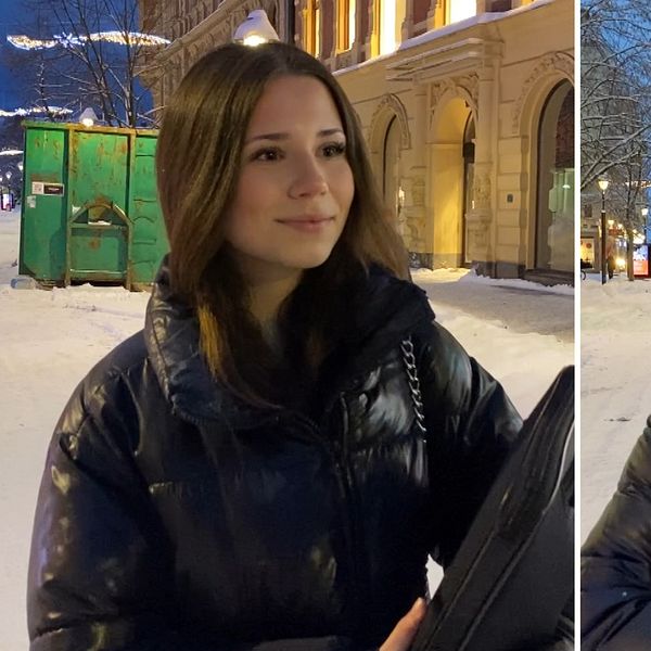 Två av intervjupersonerna i Stenstan i Sundsvall.