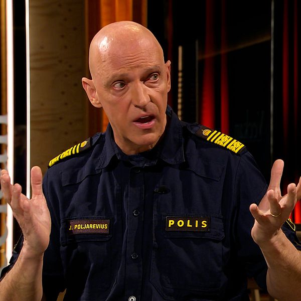 Jale Poljarevius, underrättelsechef region mitt, i Veckan med Camilla och Leif GW
