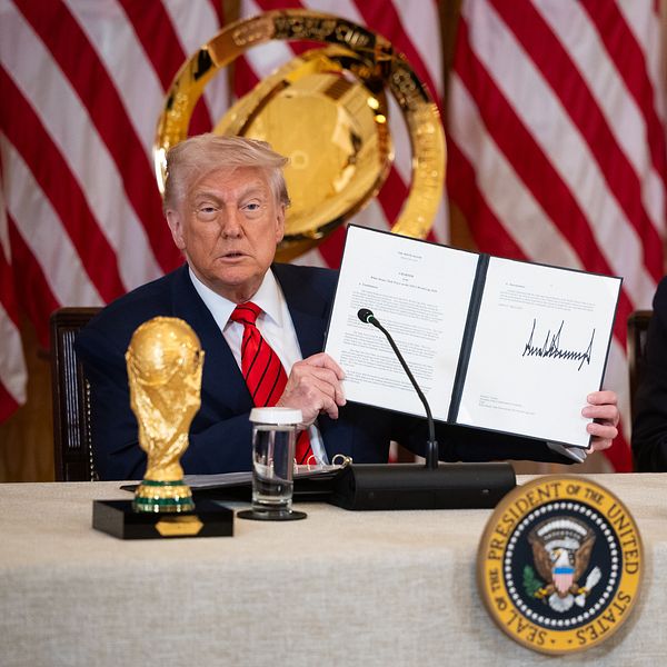 Donald Trump och Gianni Infantino