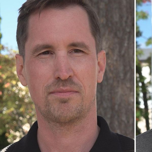 Johan Selin och Johan Sjölund som representerar fackförbundet Sveriges lärare