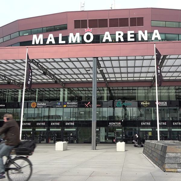 Till höger: Malmö arena, till höger:  Janne Wallin, kriminalvårdschef region Nord.