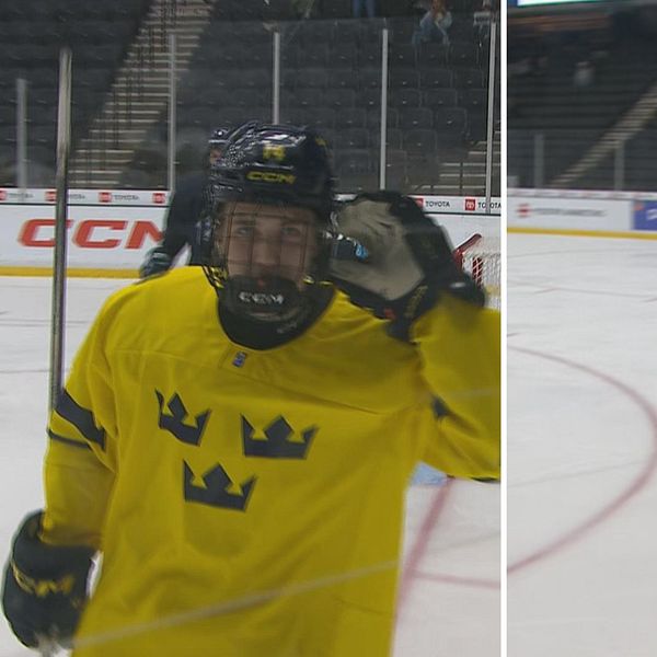 Ekberg historisk – sköt Sverige till semifinal i U18-VM
