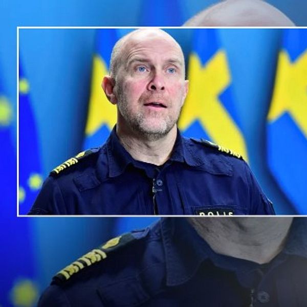 Stefan Hector, biträdande rikspolischef. Programledare