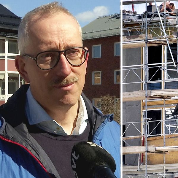 Lars Lindberg, Företagarna i Norrbotten och en bild på en byggarbetsplats.