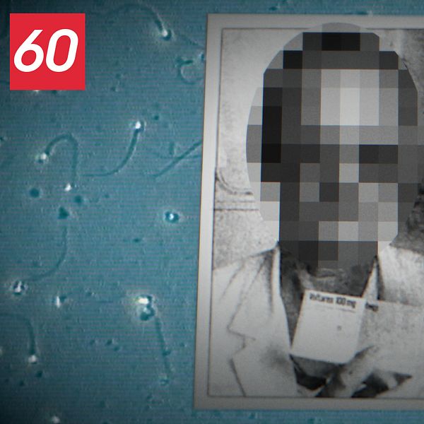 Censurerad bild på läkare vid spermiestöld-fallet i Halland.