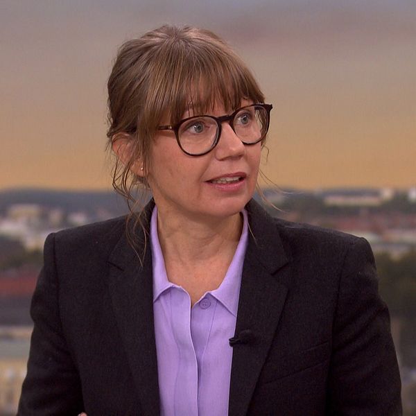 SVT:s Elin Jönsson samt DN:s fotograf Paul Hansen.