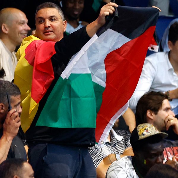 Bild från Israels OS-premiär i fotboll