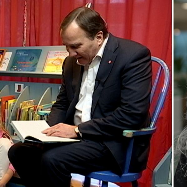 Stefan Löfven läser för barn under läslovet. Skolverkets Tammi Gustafsson Nadel berättar hur det gått för satsningen.