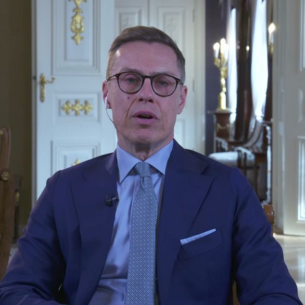 Alexander Stubb pratar, Kreml är solig.