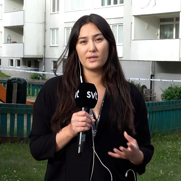SVT rapporterar direkt från platsen där skjutningen i Södertälje inträffat.