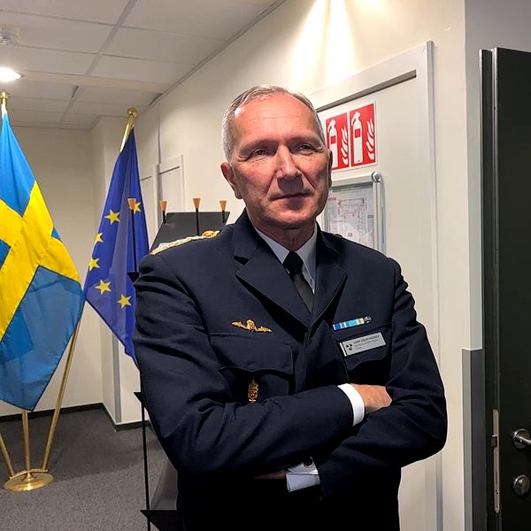 Sveriges militära representant Jonas Haggren