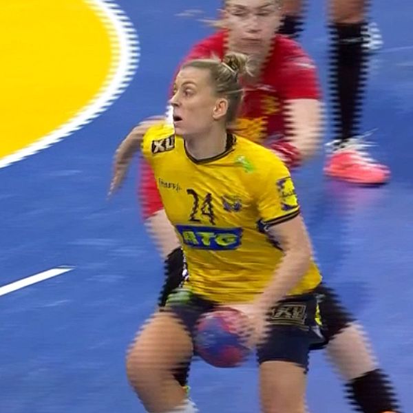 Nathalie Hagman bjöd på uppvisning i handbolls-VM mot Montenegro