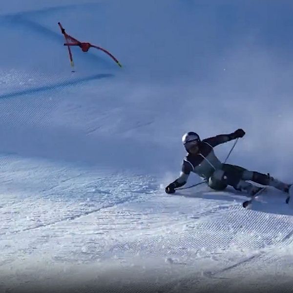 Marchel Hirscher skadad.