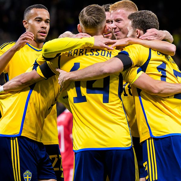 Emil Forsberg & svenskt målfirande