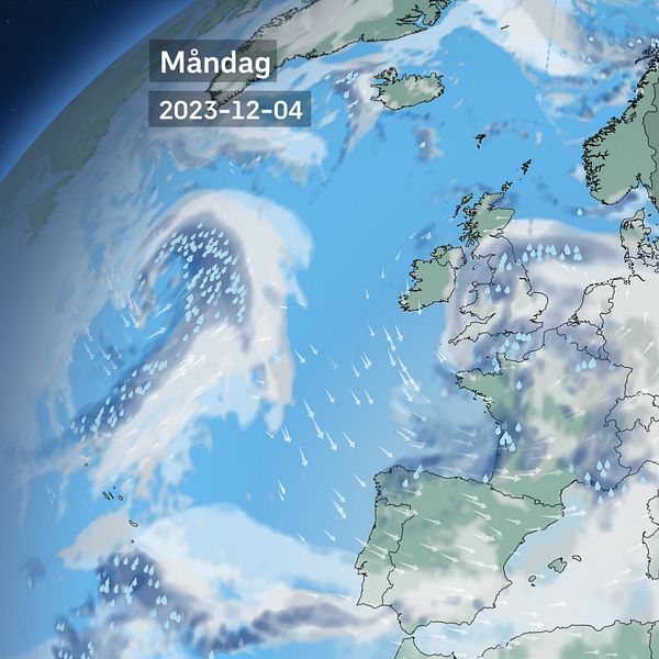 De kommande dagarnas Europaväder