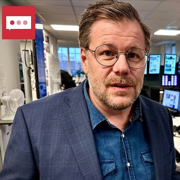 Andreas Nilsson, redaktionschef SVT Nyheter Örebro, på nyhetsredaktionen i Örebro.