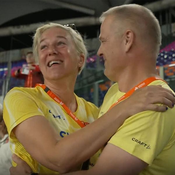 Kajsa Bergqvist och Mikael Wennolf.