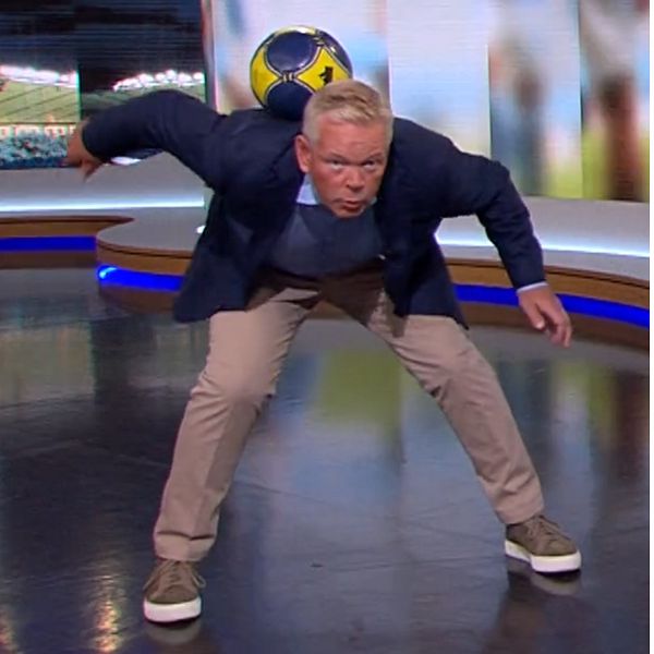 Mats Nyström i Sportspegeln-studion